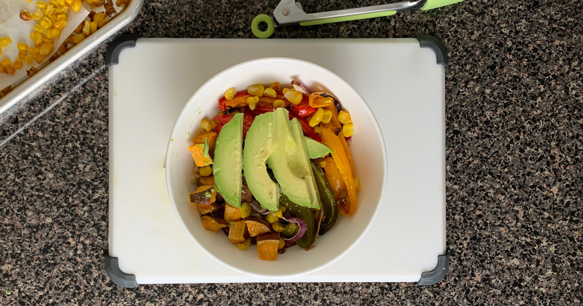 Roasted Veggie Burrito Bowl