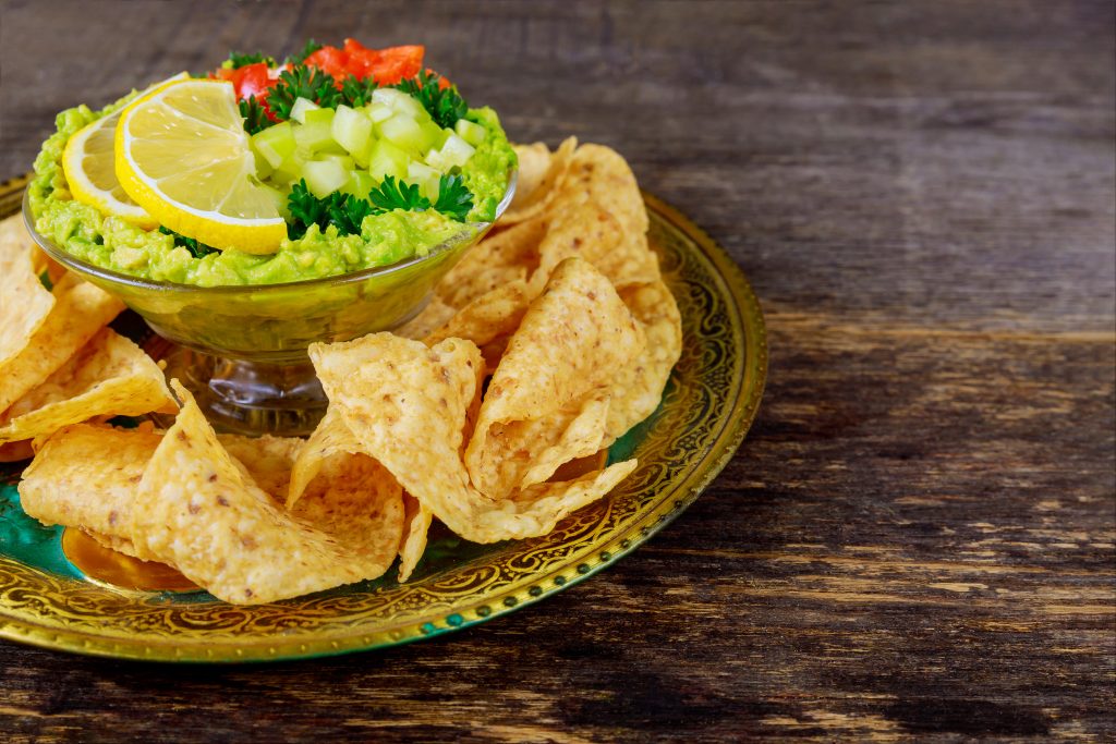 Create a veggie dip and eat with chips to make vegetables taste good