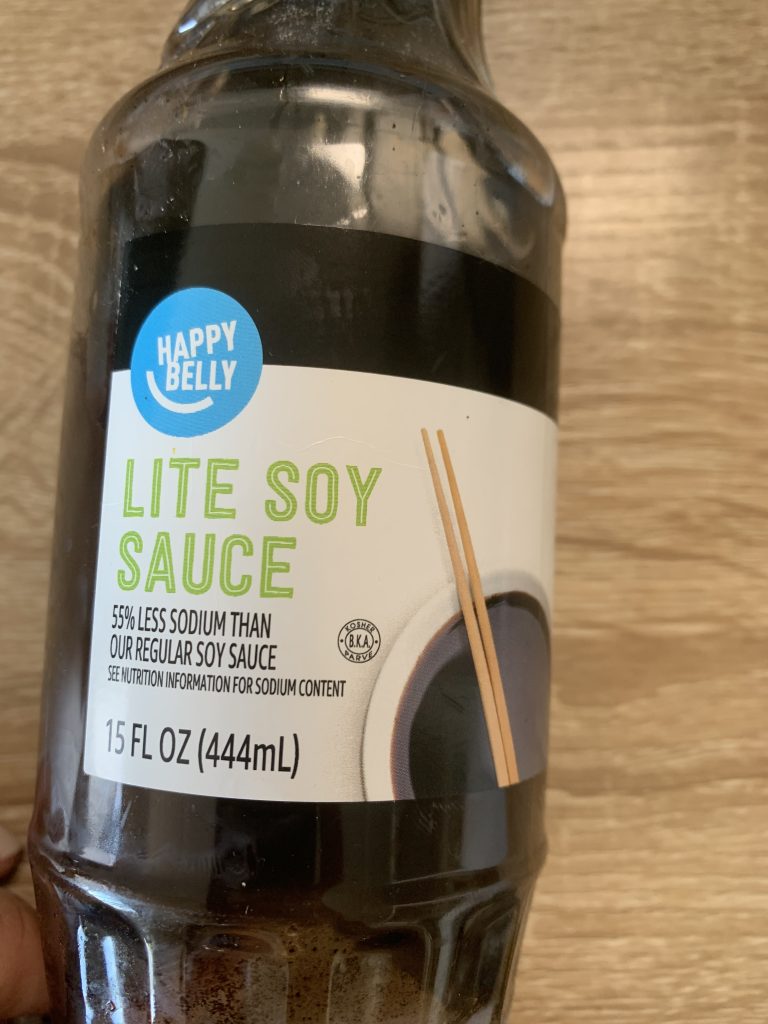 Lite soy sauce sodium content